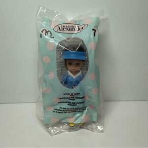 Vintage 2005 Madame Alexander McDonald’s Happy Meal Toy #7 Kick It Girl Doll New